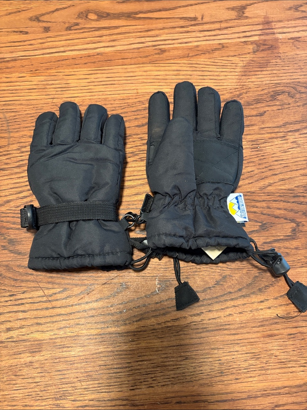 3M Thinsulate Black Insulated Ski and Snow Gloves